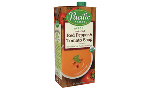 Organic Roasted Red Pepper & Tomato Soup- Code#: PM946