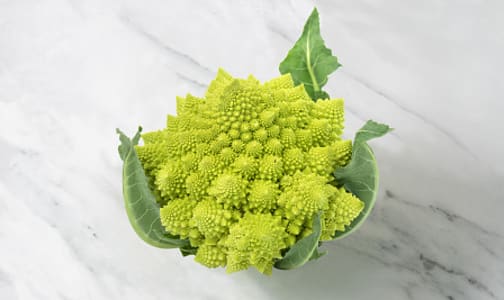 Local Organic Broccoli, Romanesco- Code#: PR160410LCO