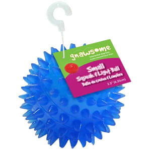 Gnawesome Squeak & Light Ball - 2.5 - Code#: PS013