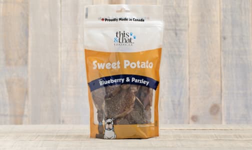 Sweet Potato with Blueberry & Parsley Treats- Code#: PT0196