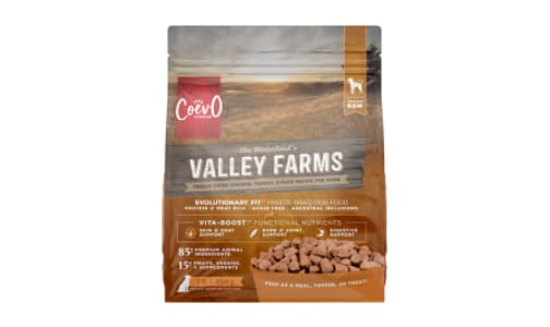 Freeze-Dried Raw Valley Farms Recipe For Dogs- Code#: PT0316
