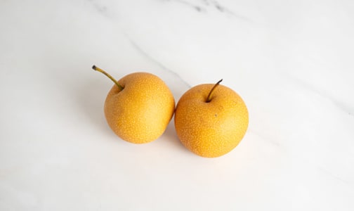 Local Organic Pears, Asian- Code#: PR100202LCO