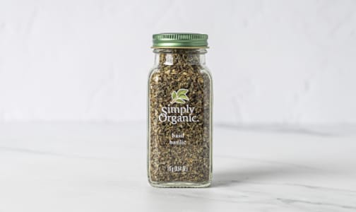 Organic Basil Leaf in Glass Bottle- Code#: SA0130