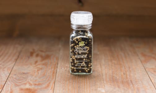 Organic Peppercorn Blend in Glass Bottle w. Grinder- Code#: SA0146