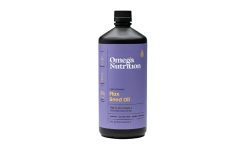 Organic Flax Seed Oil- Code#: SA0609