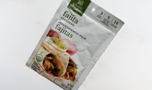 Organic Fajita Seasoning- Code#: SA1076
