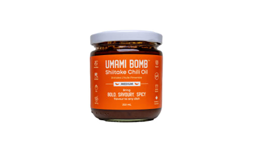 Umami Bomb Shiitake Chili Oil - Medium- Code#: SA1298