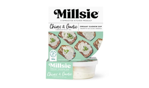 Millsie Chives & Garlic Creamy Cashew Dip- Code#: SA1364