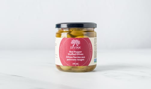Red Pepper Stuffed Olives- Code#: SA1503