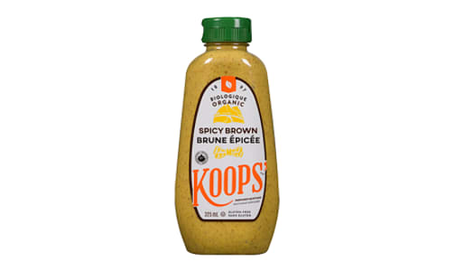 Organic Spicy Brown Mustard- Code#: SA1588