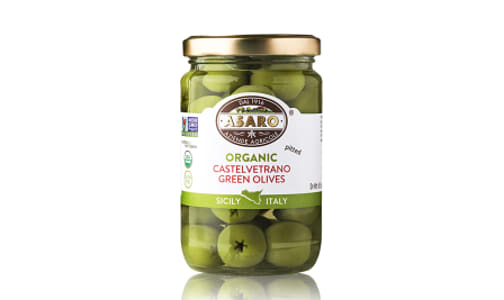 Pitted Castlevetrano Olives Organic- Code#: SA1697