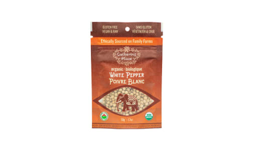Organic Whole Pepper White- Code#: SA1781