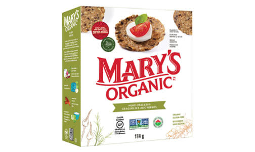 Organic Herb Crackers- Code#: SN007