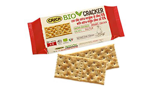 Organic Crackers Salted with Extra Virgin Olive Oil- Code#: SN0201
