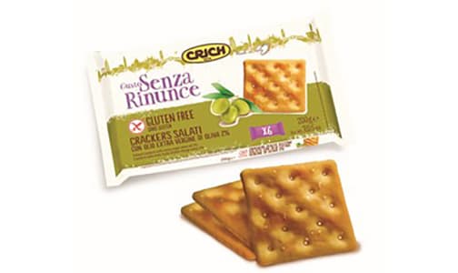 GF Salted Crackers with Extra Virgin Olive Oil- Code#: SN0226