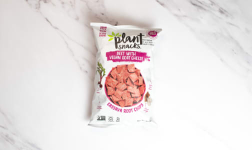 Cassava Chips, Beet w/ Vegan Goat Chz- Code#: SN0825