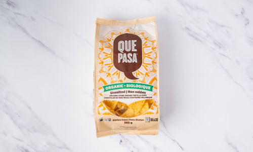 Organic Tortilla Chips, Unsalted- Code#: SN130