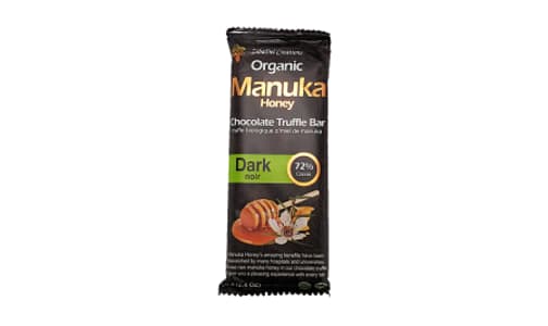 Organic Manuka Honey Truffle Bar - 72% Dark- Code#: SN1328