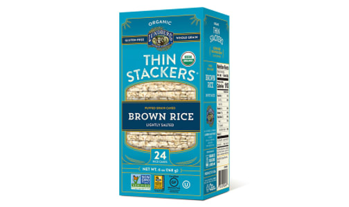 Thin Stackers - Brown Rice Lightly Salted- Code#: SN1657