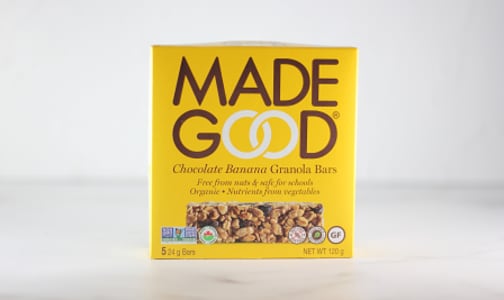Organic Granola Bars - Chocolate Banana- Code#: SN1674
