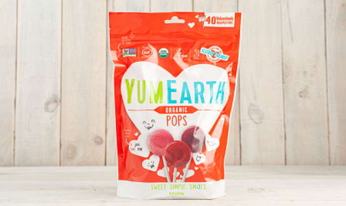 Organic Valentine Pops, 28 pops- Code#: DE1318
