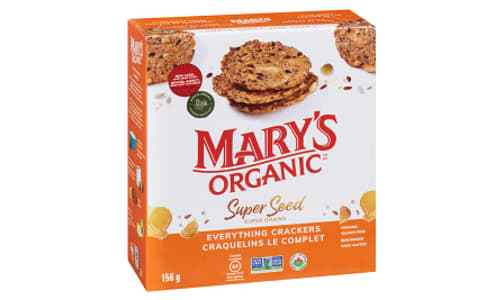 Organic Super Seed Everything Crackers- Code#: SN172