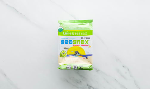 Organic Big Grab & Go Seaweed Snack Lime- Code#: SN1858