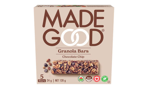 Organic Chocolate Chip Granola Bars- Code#: SN1870
