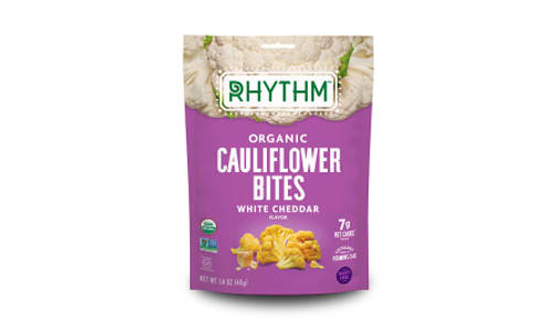 Organic Crunchy Cauliflower Bites - White Cheddar- Code#: SN1898