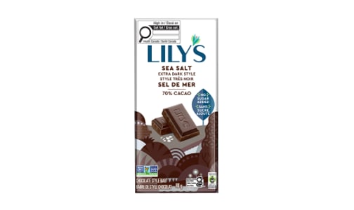 70% Extra Dark Chocolate Bar - Sea Salt- Code#: SN1899