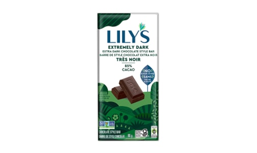 Organic 85% Extremely Dark Chocolate Bar- Code#: SN1907