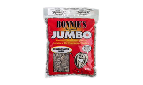 Ronnies - Jumbo Sunflower Seeds, Regular Salted- Code#: SN1969