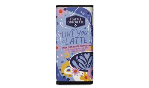 Like You a Latte Decaf Espresso & Milk Chocolate Bar- Code#: SN2103