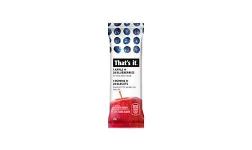 Apple + Blueberry Fruit Bar- Code#: SN2136