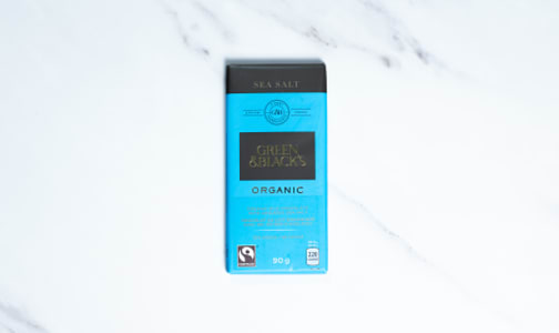 Organic Milk Chocolate with Anglesey Sea Salt- Code#: SN2189