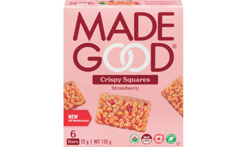 Organic Crispy Squares - Strawberry- Code#: SN2205