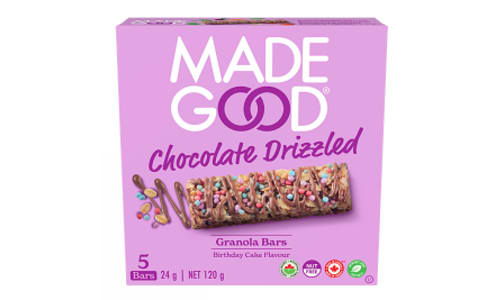 Organic Chocolate Drizzled Birthday Cake Granola Bars- Code#: SN2209