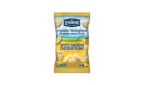 Organic Rice Cake Mini White Cheddar- Code#: SN2341