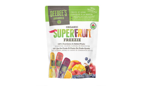 Organic Superfruit Freezie 10pk *Freeze At Home*- Code#: SN2365
