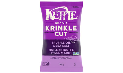 Truffle and Sea Salt Krinkle Cut Chips- Code#: SN2376