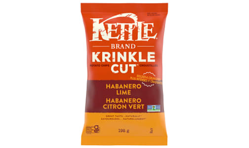 Habanero Lime Krinkle Cut Chips- Code#: SN2377