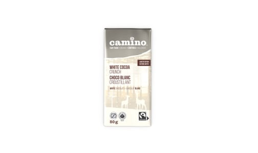 Organic White Chocolate Cocoa Crunch Bar- Code#: SN2380