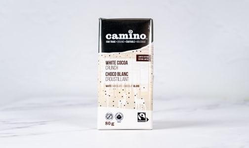 Organic White Chocolate Cocoa Crunch Bar- Code#: SN2408