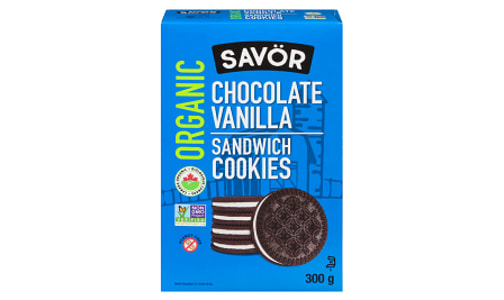 Organic Chocolate Vanilla Creme Cookies- Code#: SN2426