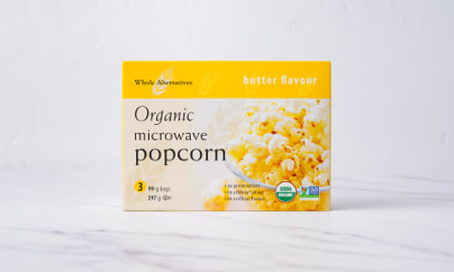 Organic Buttered Microwave Popcorn- Code#: SN248