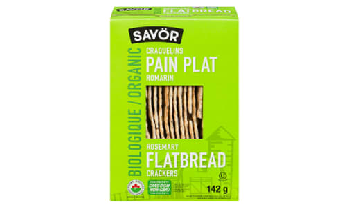 Organic Rosemary Flatbreads- Code#: SN2496