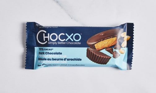 Organic 2-Pack Peanut Butter Cups, Dark Chocolate Coconut, 60% Cacao- Code#: SN2511