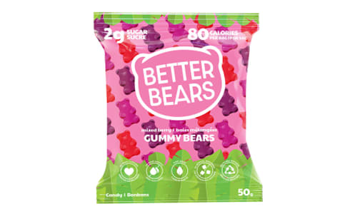 Vegan Gummy Bears - Mixed Berry- Code#: SN2529