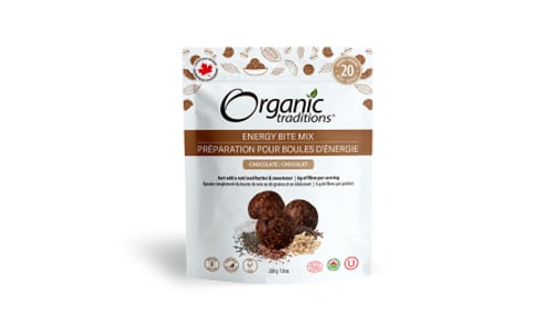 Organic Energy Bites Chocolate- Code#: SN2544