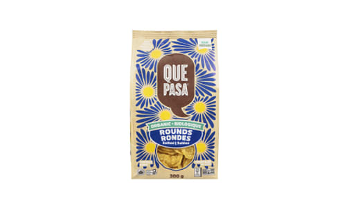 Organic Round Salted Tortilla Chips- Code#: SN2612